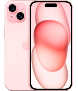 Смартфон Apple iPhone 15 512 ГБ Розовый (без RuStore)